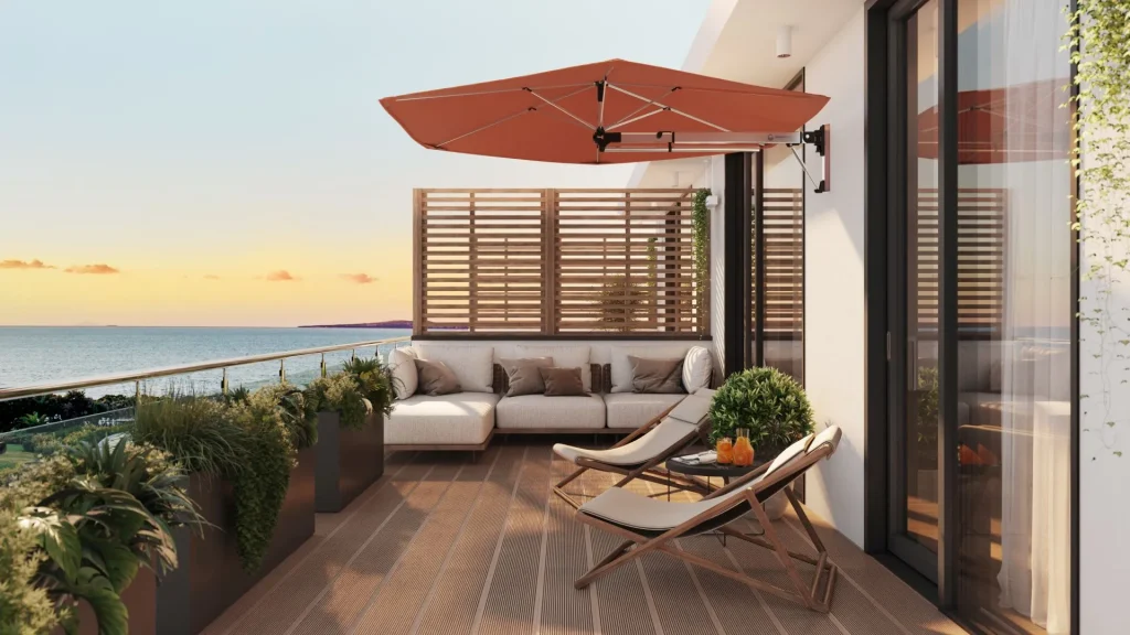 Wall-Mounted Umbrellas